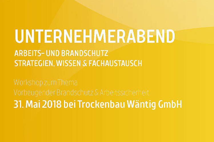 Unternehmen informieren sich zu betrieblichem Brandschutz